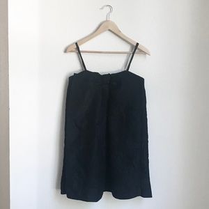 BCBG Textured Silk Strapless Bow Dress NWT